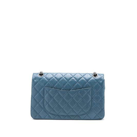 Chanel 2.55 226 Reissue Flap Bag Calfskin Blue Grey
