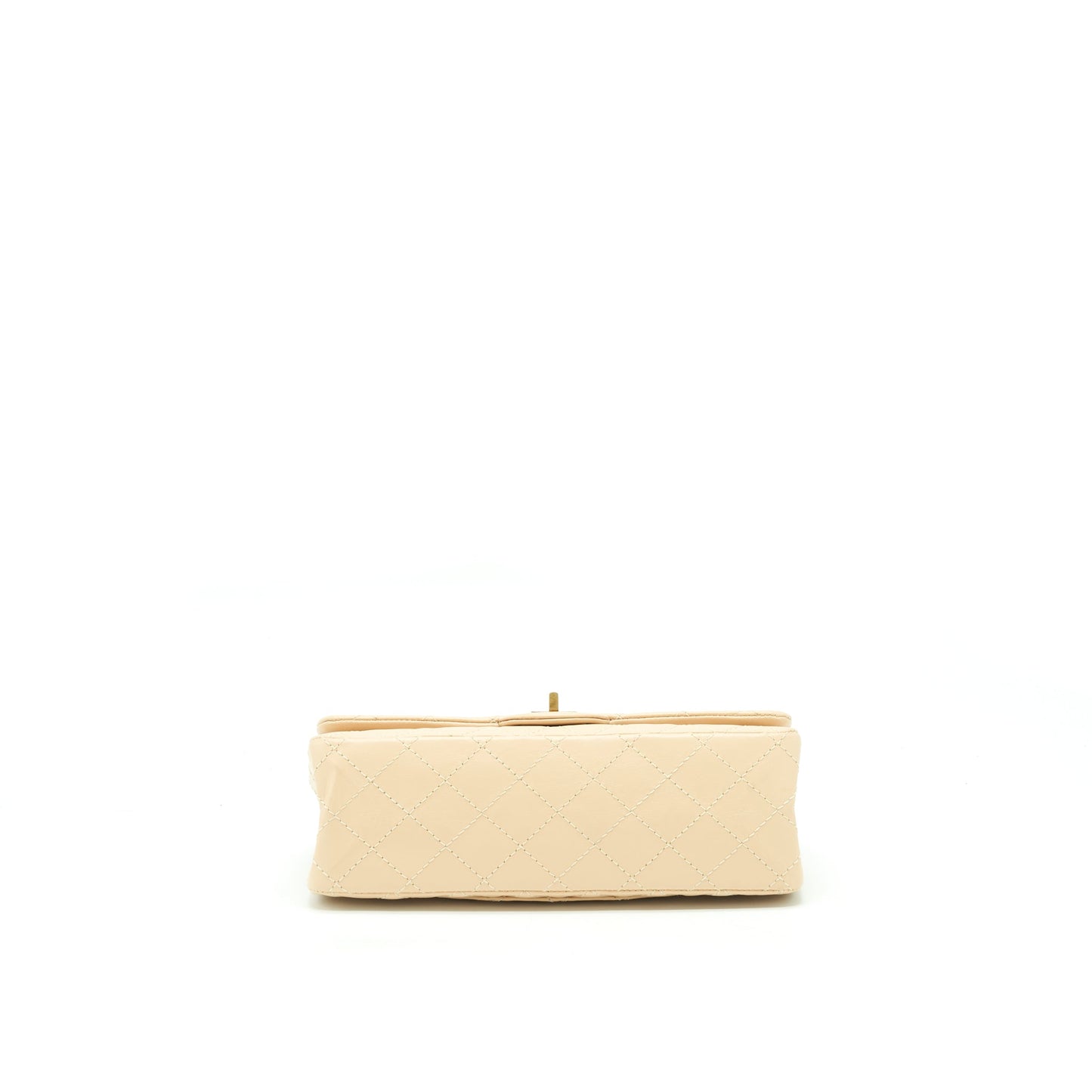 Chanel 2.55 225 Reissue Double Flap Bag Calfskin Light Beige