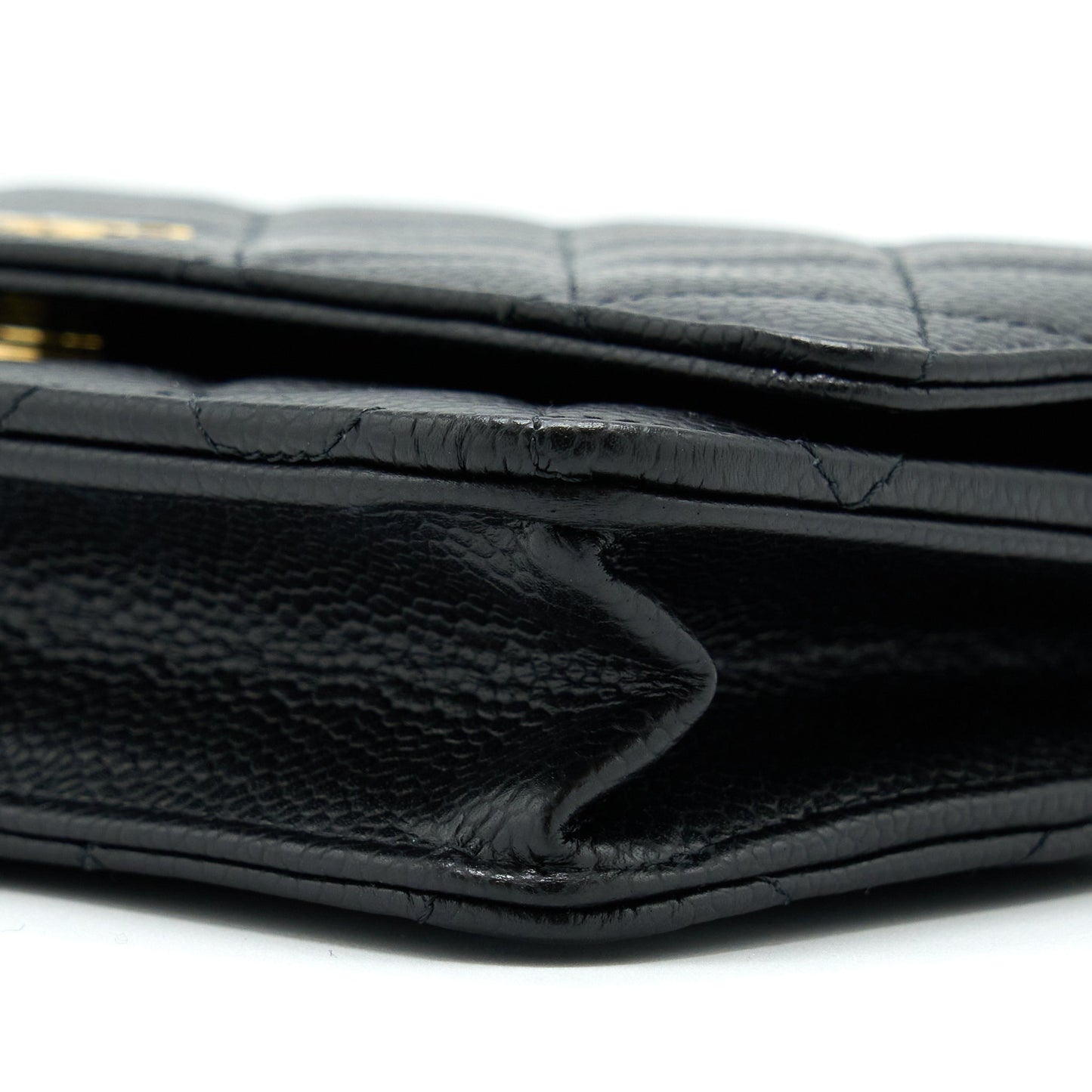 Chanel Classic Wallet On Chain Caviar Black