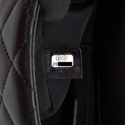 Chanel Logo Pearl Chain Mini Flap Bag