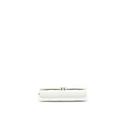 Chanel 21C Wallet On Chain Limit Edition Caviar White L