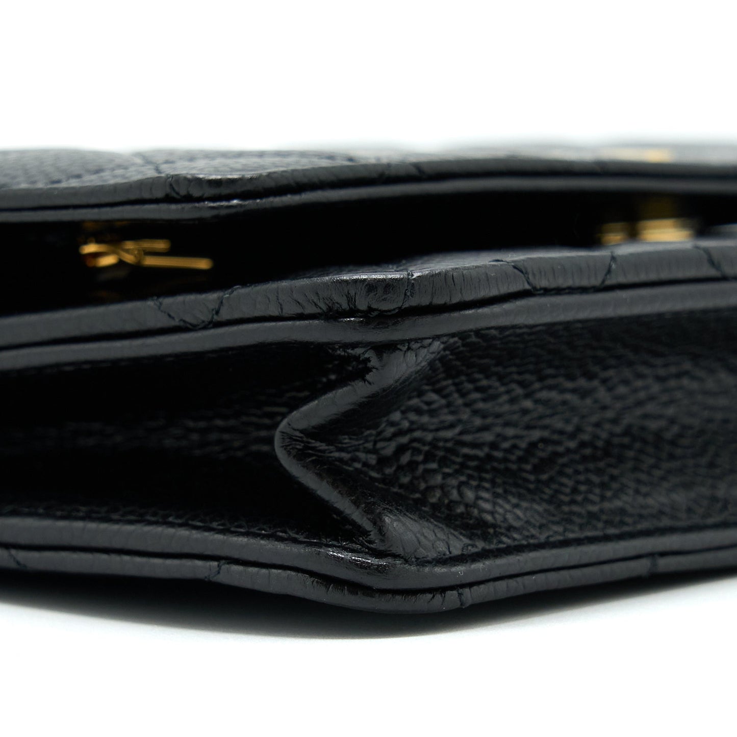 Chanel Classic Wallet On Chain Caviar Black