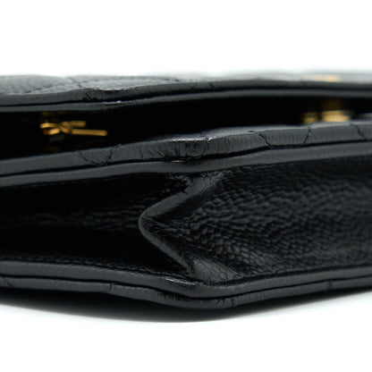 Chanel Classic Wallet On Chain Caviar Black