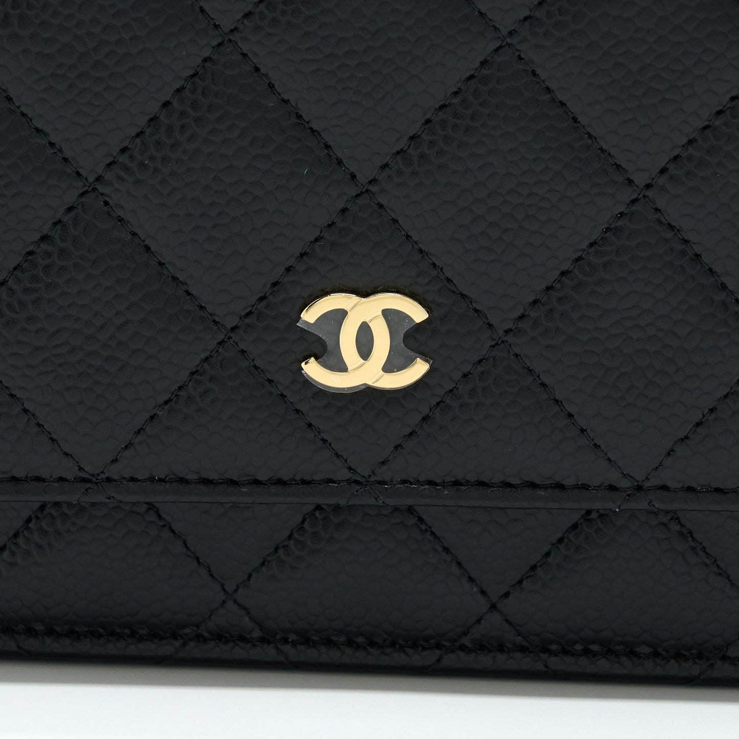 Chanel Classic Wallet On Chain Caviar Black