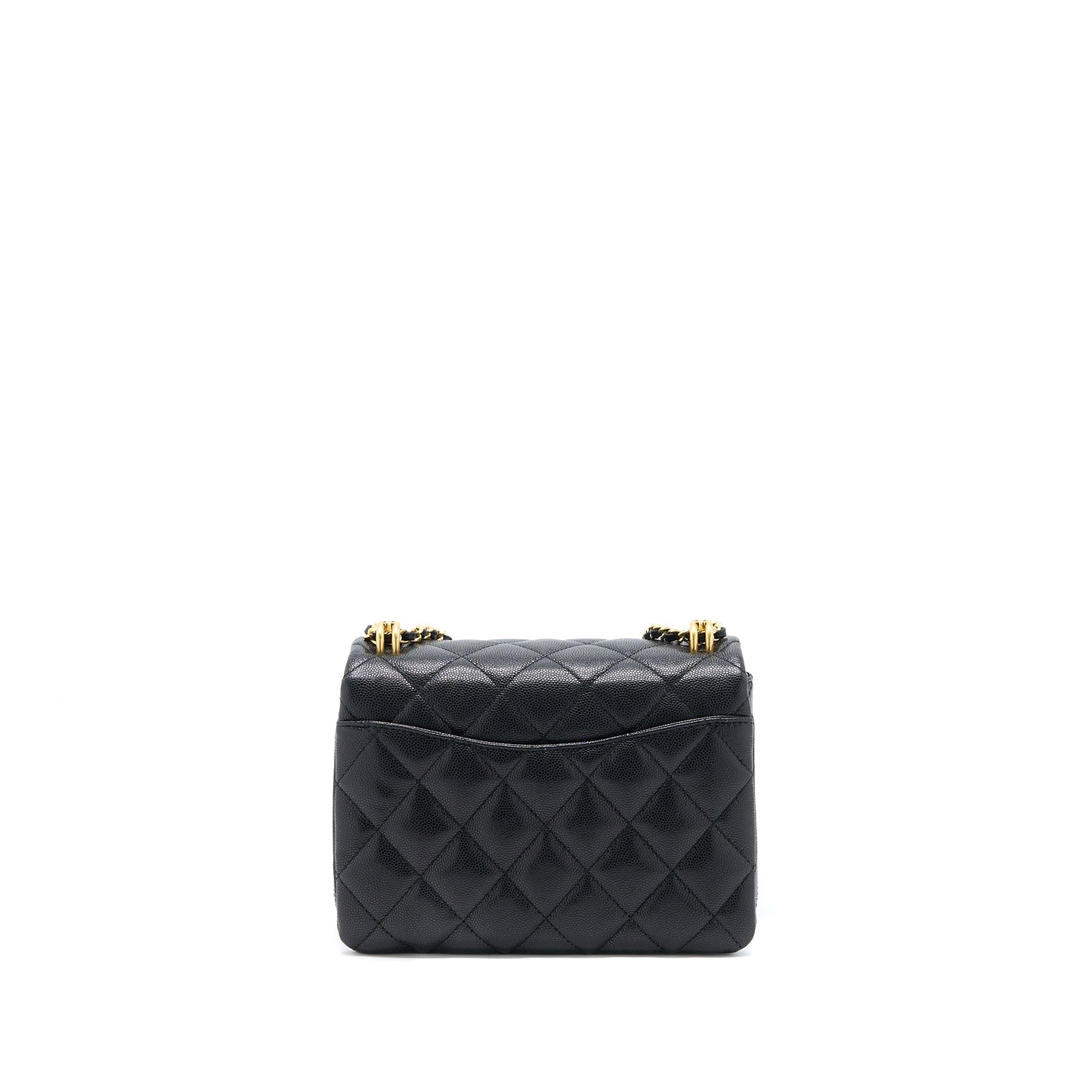 Chanel 22K Coco First Caviar Leather Black  (Microchip)