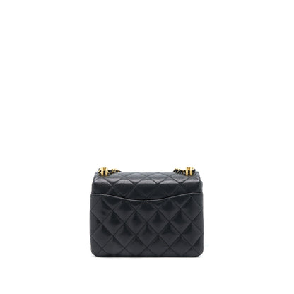 Chanel 22K Coco First Caviar Leather Black  (Microchip)