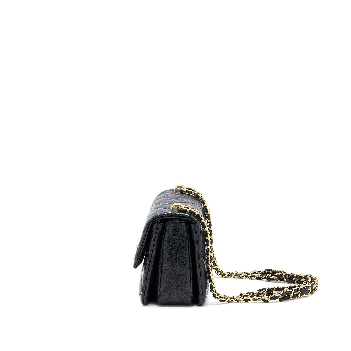 Chanel 22K Coco First Caviar Leather Black  (Microchip)