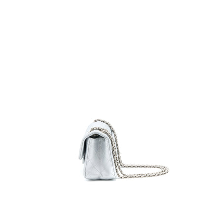 Chanel Mini 2.55 Reissue Flap Bag Calfskin Light Grey