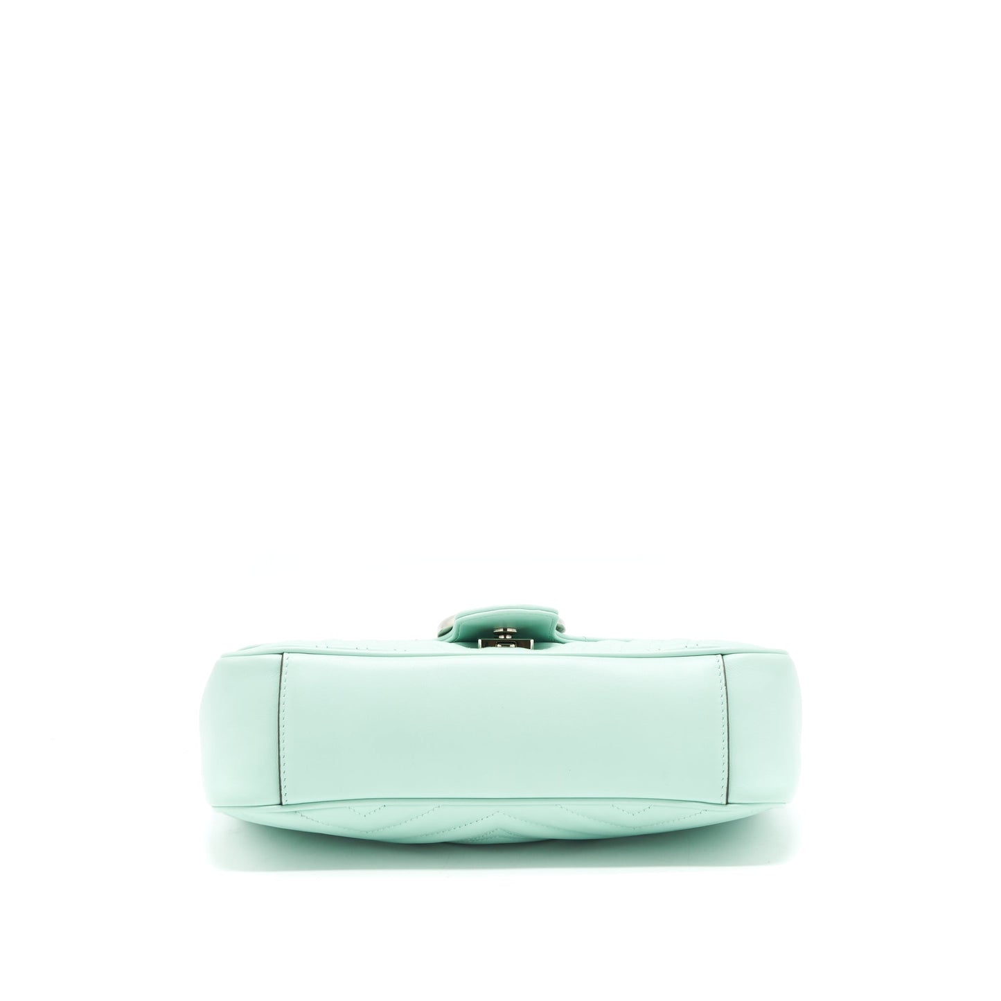 Gucci Small GG marmont bag light green SHW