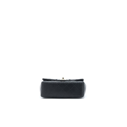 Chanel Mini Rectangular Flap Bag Lambskin Black L