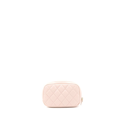 Chanel 21C Small Cosmetic Pouch Caviar Rose Clair L