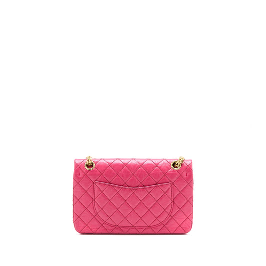 Chanel Small 2.55 Reissue Aged Calfskin Hot Pink Brushed