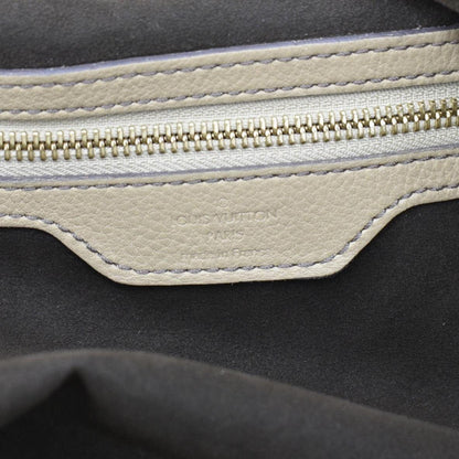 LOUIS VUITTON Solar Large Mahina Leather Hobo Bag Beige