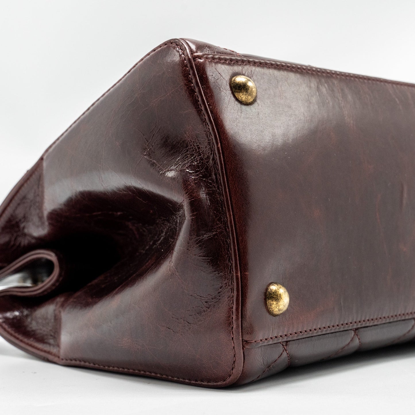Chanel Perfect Edge Tote Bag Calfskin Burgundy
