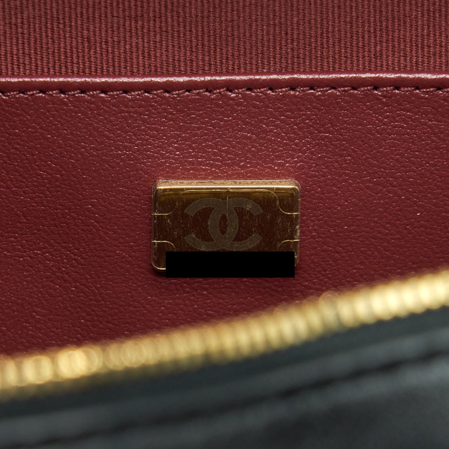 Chanel 22S Heart Bag Lambskin Black L