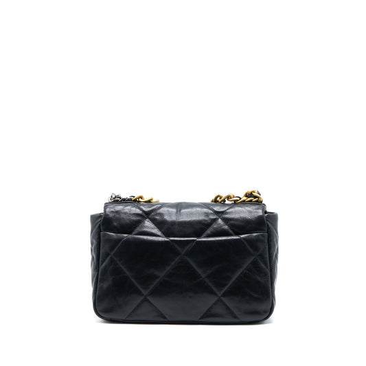 Chanel Small 19 Bag Goatskin Black Multicoloured Hardware