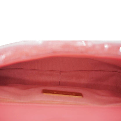 CHANEL 19 Medium Flap Quilted Sequin Shoulder Bag Hot Pink