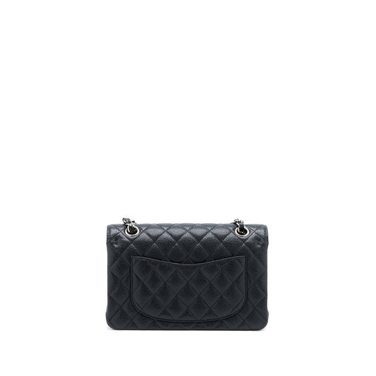 Chanel Small Classic Flap Bag Caviar Black (Microchip)