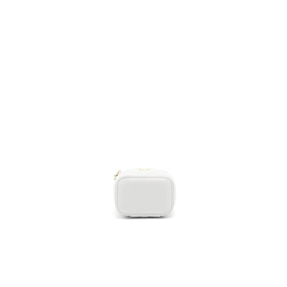 Chanel 21A Small handle Vanity with Chain Grey with