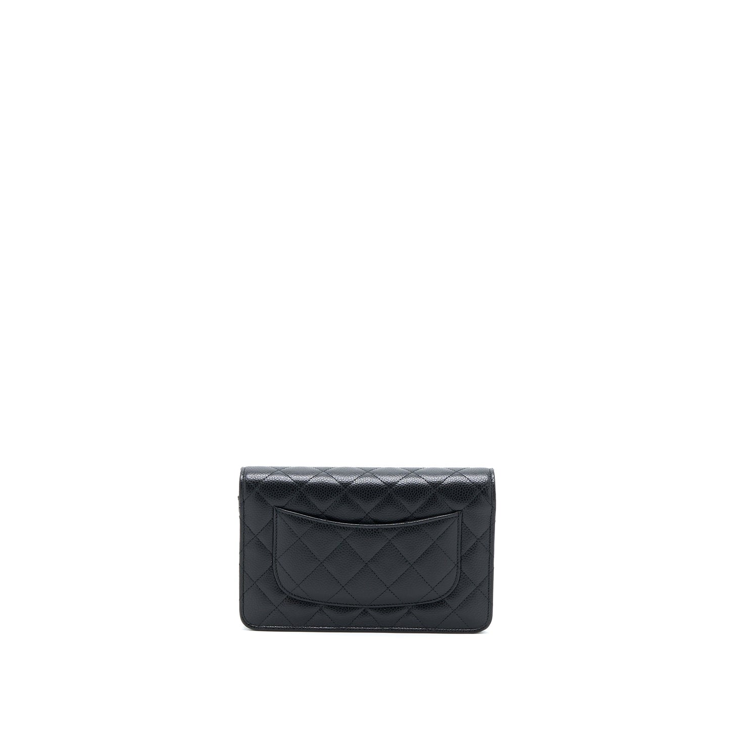 Chanel Classic Wallet On Chain Caviar Black  (Microchip)