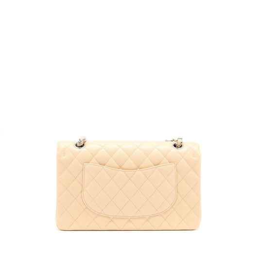 Chanel Classic Double Flap Bag Caviar Light Beige
