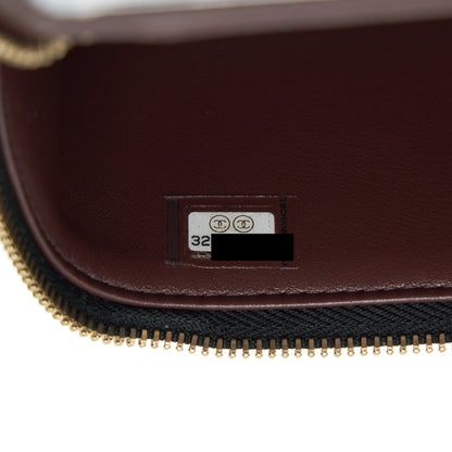 Chanel 22S Long Vanity With Chain Caviar Black L