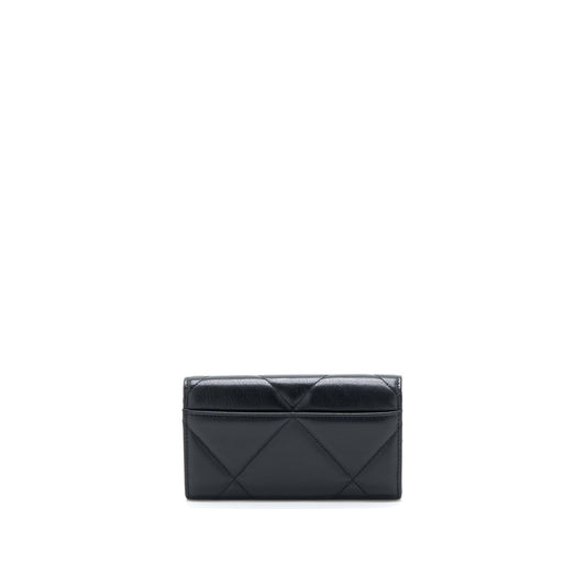 Chanel 19 Flap Wallet Lambskin Black