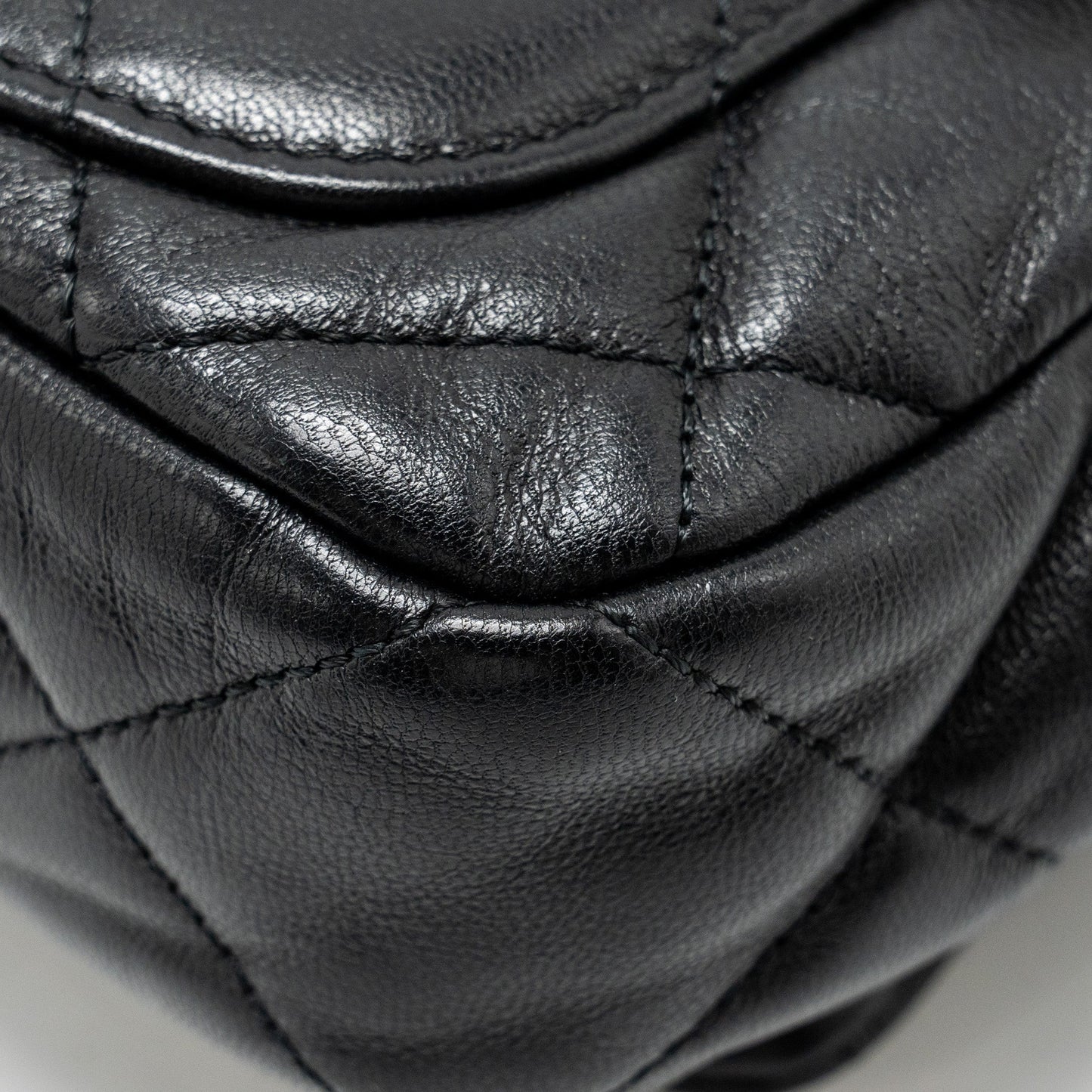 Chanel 19 Quilted Waist Belt Bag Shiny Goatskin Black