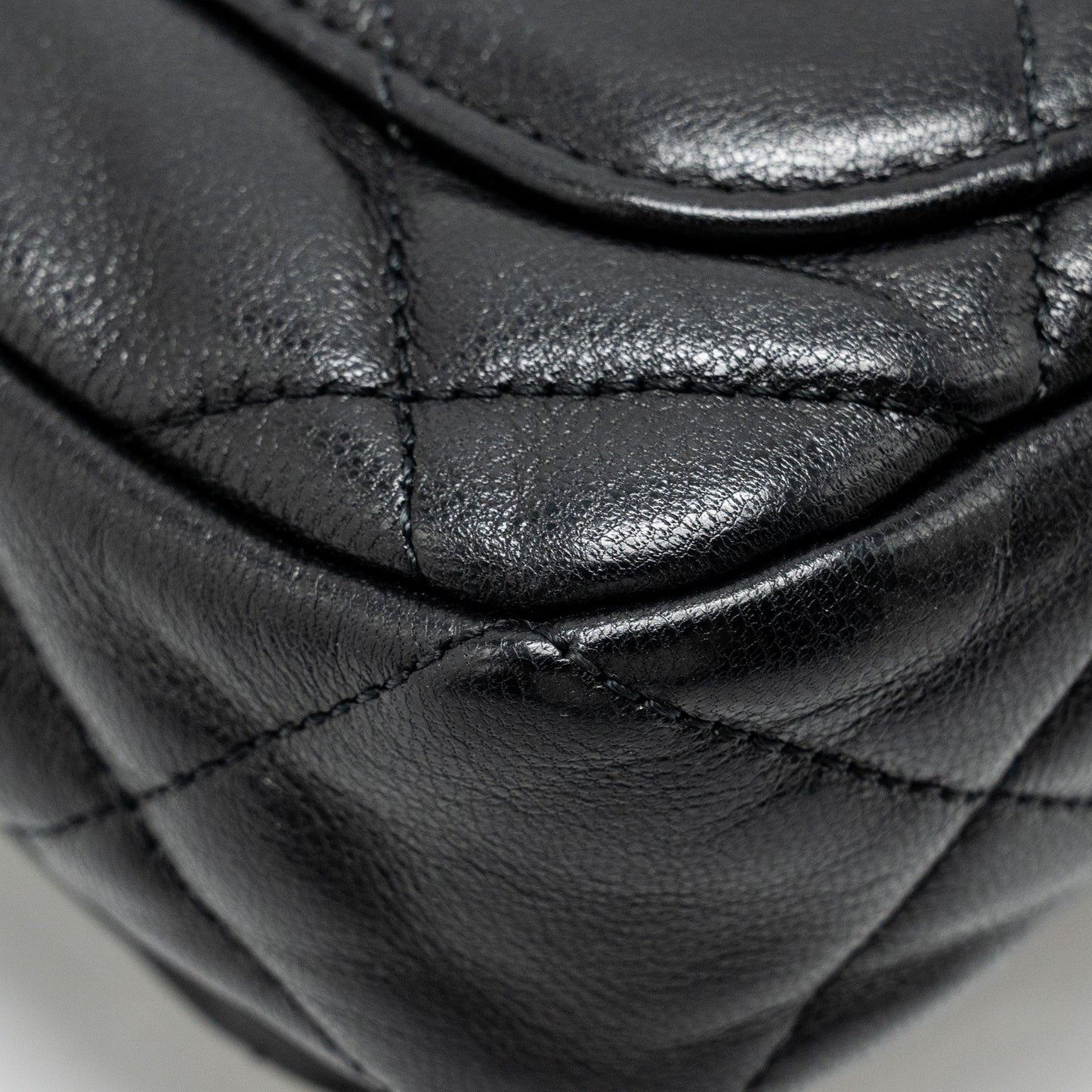 Chanel 19 Quilted Waist Belt Bag Shiny Goatskin Black