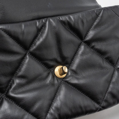Chanel Medium 19 Bag Goatskin Black Multicolour hardware