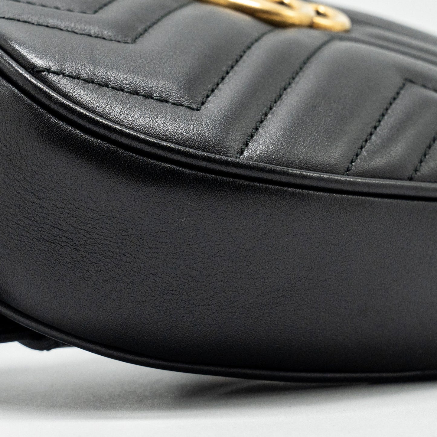 Gucci GG Marmont Belt Bag Calfskin Black