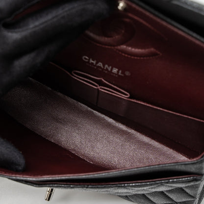 Chanel Medium Classic Double Flap Bag Caviar Black