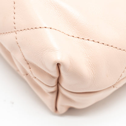 Chanel Mini 22 Bag Shiny Calfskin Pink  (microchip)