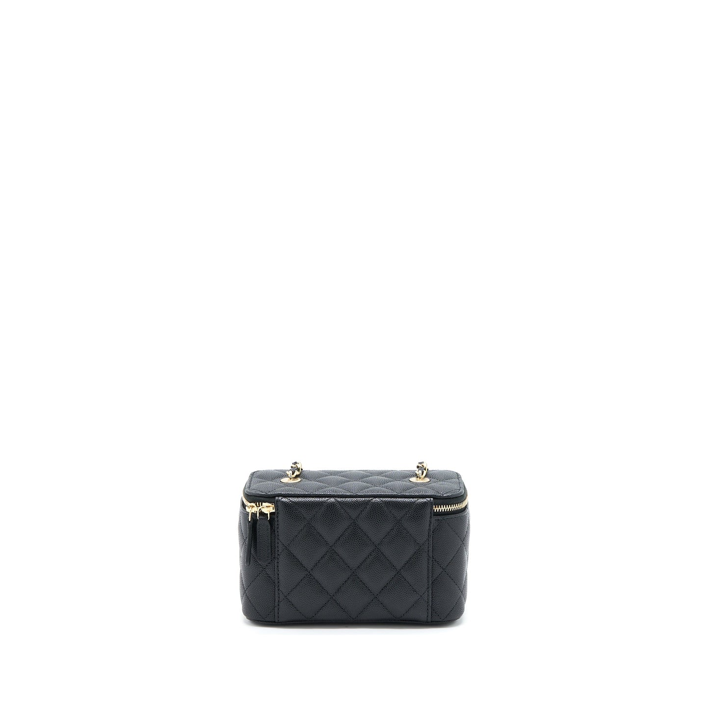 Chanel Long Vanity Case Caviar Black L (Microchip)