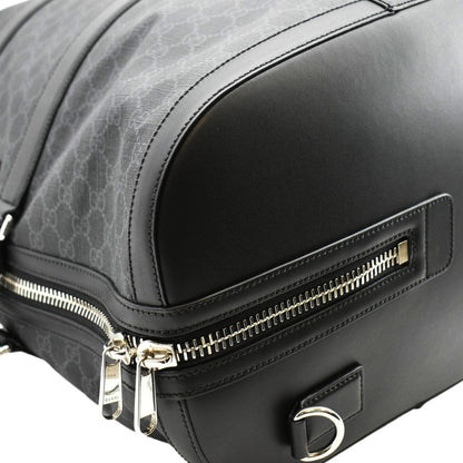 GUCCI Large Carry-On Soft GG Supreme Canvas  Duffle Bag Black 478323