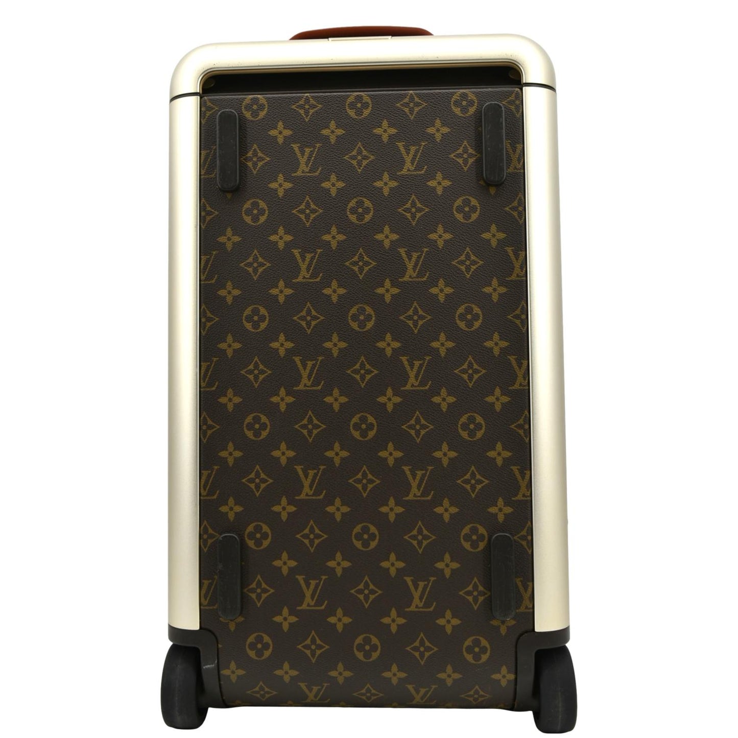 LOUIS VUITTON Horizon Soft 55 Monogram Canvas Rolling Duffle Bag Brown