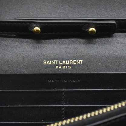 YVES SAINT LAURENT Kate WOC Patent Leather Crossbody Bag Black
