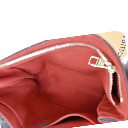 LOUIS VUITTON Saint Placide Monogram Canvas Crossbody Bag Brown