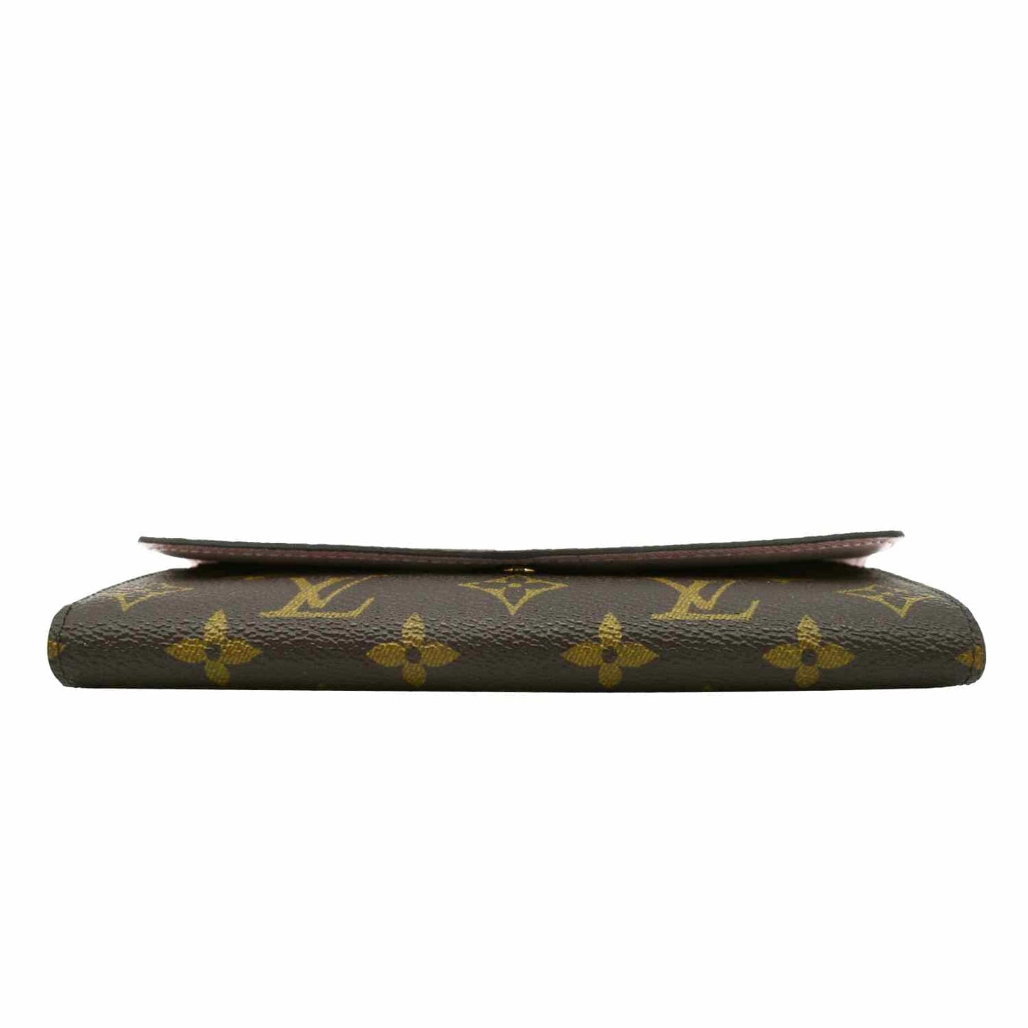 LOUIS VUITTON Emilie Monogram Canvas Wallet Rose Ballerine