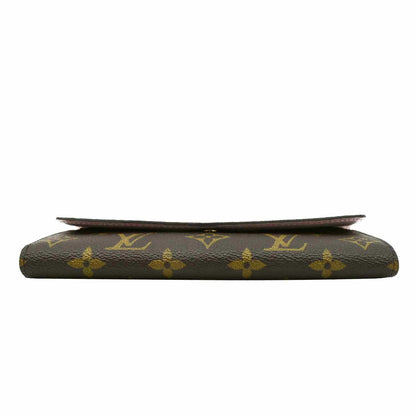 LOUIS VUITTON Emilie Monogram Canvas Wallet Rose Ballerine