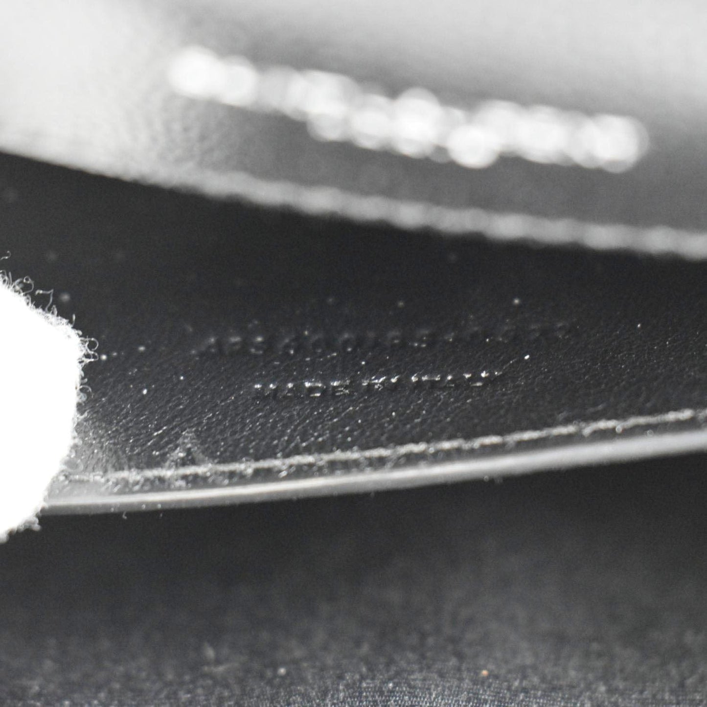 YVES SAINT LAURENT Envelope Mix Matelassé Chain Leather Shoulder Bag Black