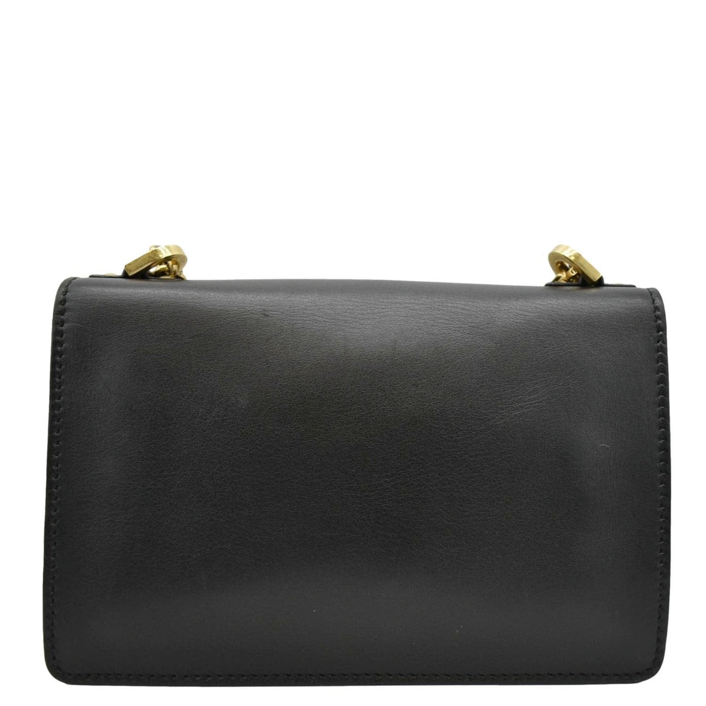 CHRISTIAN DIOR J'Adior Medium Leather Flap Chain Shoulder Bag Black