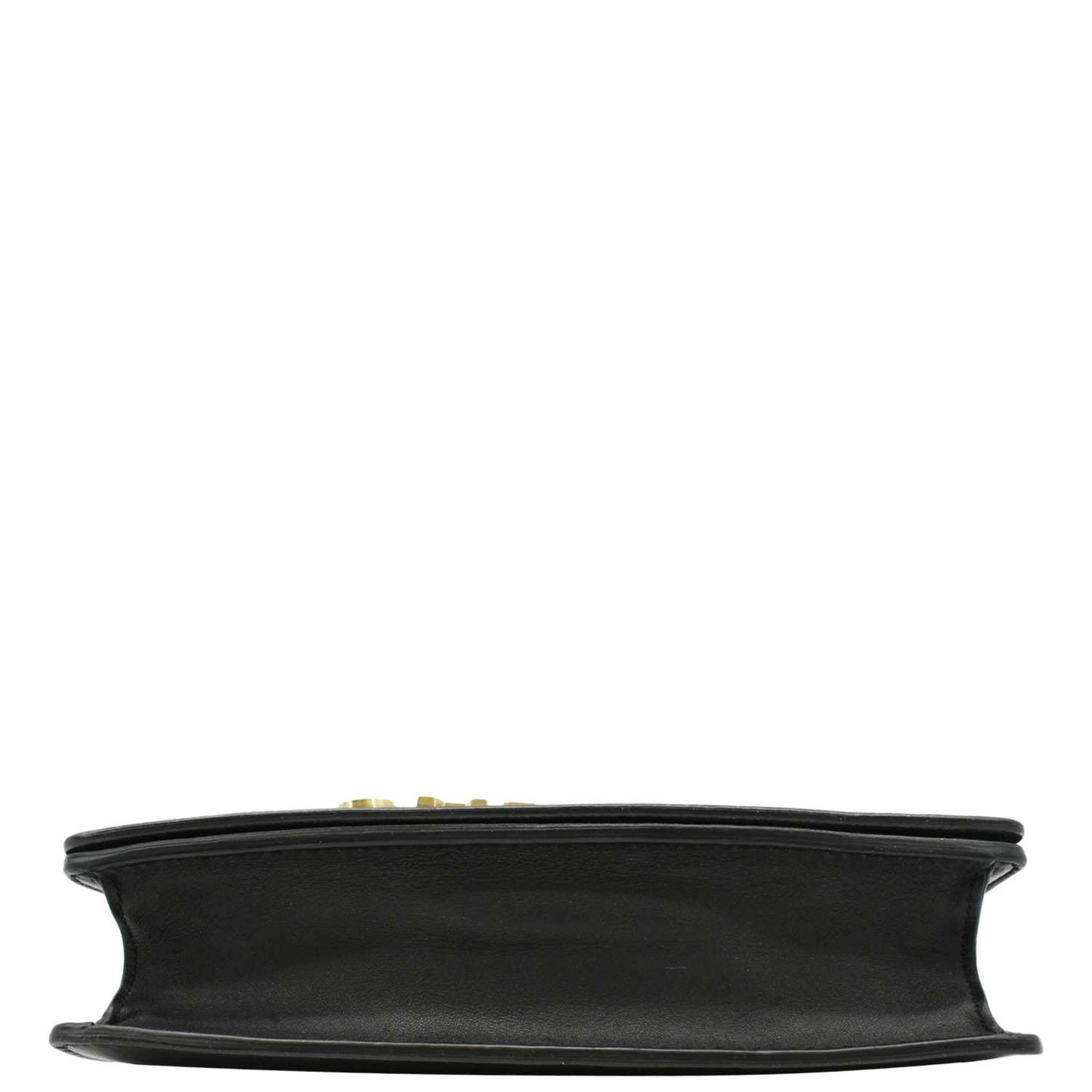CHRISTIAN DIOR J'Adior Medium Leather Flap Chain Shoulder Bag Black