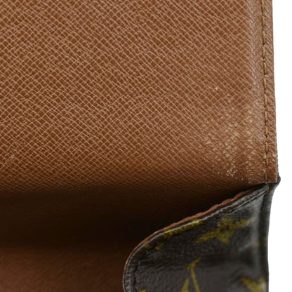 LOUIS VUITTON Cartouchiere MM Monogram Canvas Crossbody Bag Brown