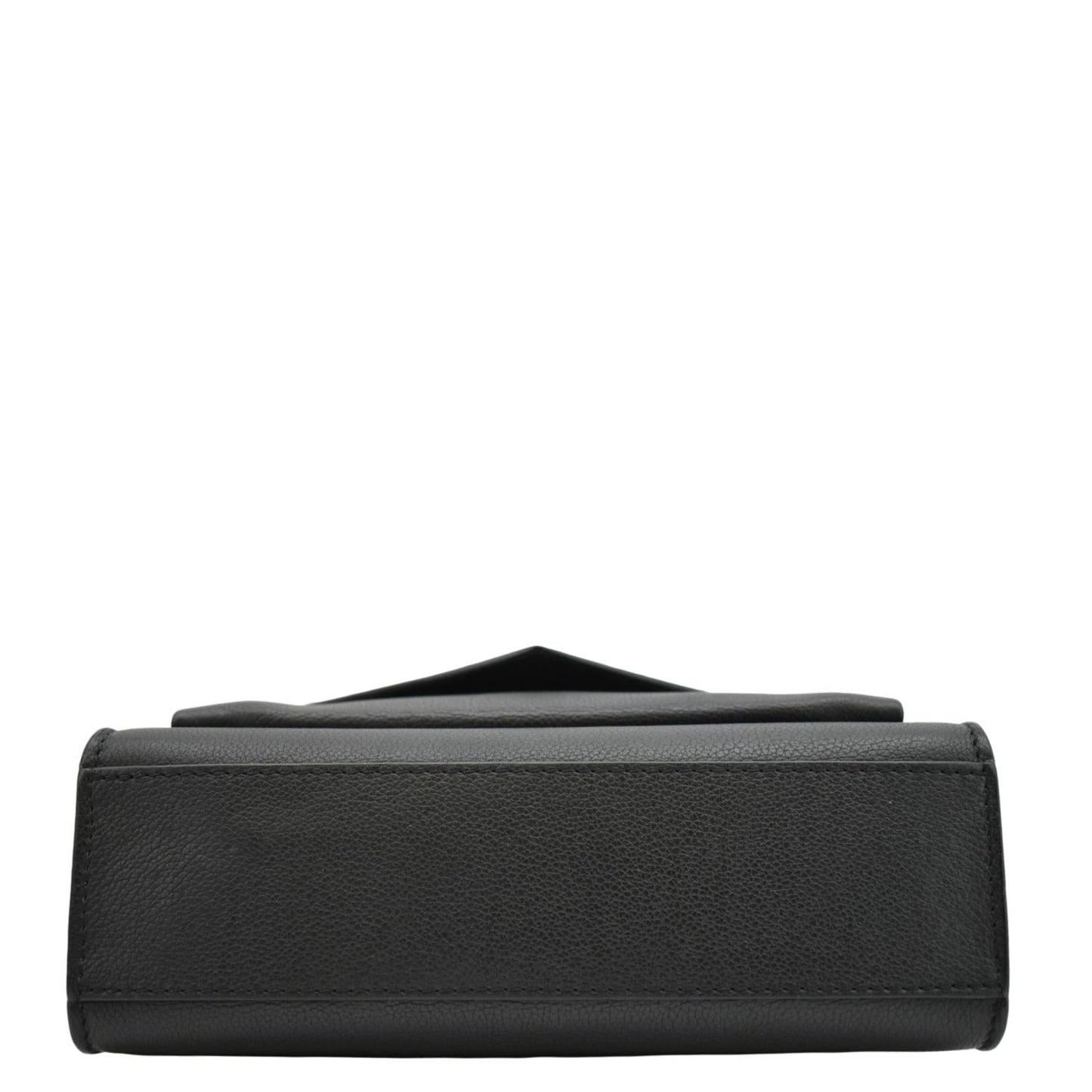 LOUIS VUITTON Mylockme BB Leather Chain Shoulder Bag Black