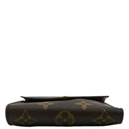 LOUIS VUITTON Victorine Monogram Canvas Wallet Brown