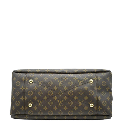LOUIS VUITTON  Artsy MM Monogram Canvas Hobo Bag Brown