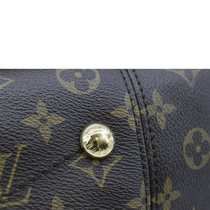 LOUIS VUITTON  Artsy MM Monogram Canvas Hobo Bag Brown