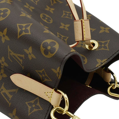 LOUIS VUITTON NeoNoe BB Monogram Canvas Shoulder Bag Brown