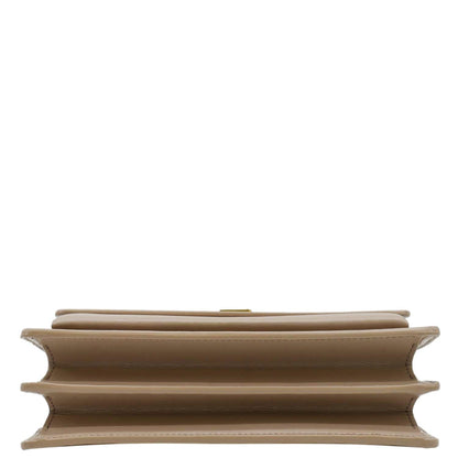 YVES SAINT LAURENT Monogram Sunset Medium Leather Shoulder Bag Rosy Sand